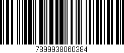 Código de barras (EAN, GTIN, SKU, ISBN): '7899938060384'