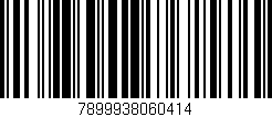 Código de barras (EAN, GTIN, SKU, ISBN): '7899938060414'