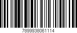 Código de barras (EAN, GTIN, SKU, ISBN): '7899938061114'