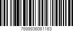 Código de barras (EAN, GTIN, SKU, ISBN): '7899938061183'