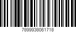 Código de barras (EAN, GTIN, SKU, ISBN): '7899938061718'