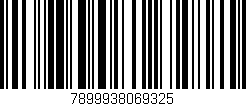 Código de barras (EAN, GTIN, SKU, ISBN): '7899938069325'
