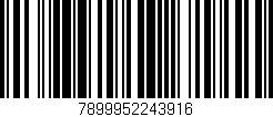 Código de barras (EAN, GTIN, SKU, ISBN): '7899952243916'