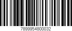 Código de barras (EAN, GTIN, SKU, ISBN): '7899954800032'