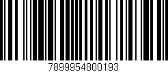 Código de barras (EAN, GTIN, SKU, ISBN): '7899954800193'