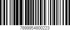 Código de barras (EAN, GTIN, SKU, ISBN): '7899954800223'