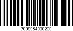 Código de barras (EAN, GTIN, SKU, ISBN): '7899954800230'