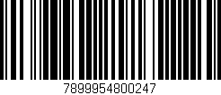 Código de barras (EAN, GTIN, SKU, ISBN): '7899954800247'
