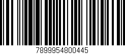 Código de barras (EAN, GTIN, SKU, ISBN): '7899954800445'