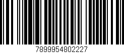 Código de barras (EAN, GTIN, SKU, ISBN): '7899954802227'