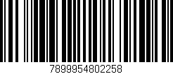 Código de barras (EAN, GTIN, SKU, ISBN): '7899954802258'
