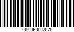 Código de barras (EAN, GTIN, SKU, ISBN): '7899963002878'