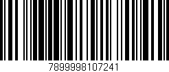 Código de barras (EAN, GTIN, SKU, ISBN): '7899998107241'