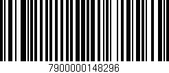 Código de barras (EAN, GTIN, SKU, ISBN): '7900000148296'