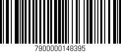 Código de barras (EAN, GTIN, SKU, ISBN): '7900000148395'