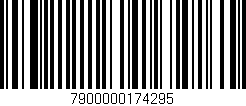 Código de barras (EAN, GTIN, SKU, ISBN): '7900000174295'