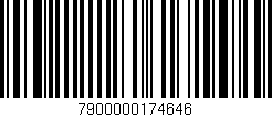 Código de barras (EAN, GTIN, SKU, ISBN): '7900000174646'