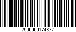 Código de barras (EAN, GTIN, SKU, ISBN): '7900000174677'