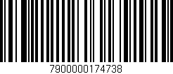 Código de barras (EAN, GTIN, SKU, ISBN): '7900000174738'