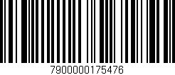 Código de barras (EAN, GTIN, SKU, ISBN): '7900000175476'