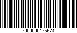 Código de barras (EAN, GTIN, SKU, ISBN): '7900000175674'