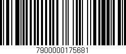 Código de barras (EAN, GTIN, SKU, ISBN): '7900000175681'