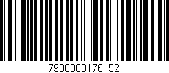 Código de barras (EAN, GTIN, SKU, ISBN): '7900000176152'