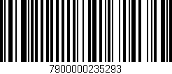Código de barras (EAN, GTIN, SKU, ISBN): '7900000235293'