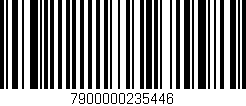 Código de barras (EAN, GTIN, SKU, ISBN): '7900000235446'