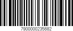 Código de barras (EAN, GTIN, SKU, ISBN): '7900000235682'