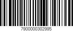Código de barras (EAN, GTIN, SKU, ISBN): '7900000302995'