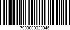 Código de barras (EAN, GTIN, SKU, ISBN): '7900000329046'