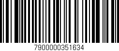 Código de barras (EAN, GTIN, SKU, ISBN): '7900000351634'