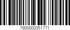 Código de barras (EAN, GTIN, SKU, ISBN): '7900000351771'