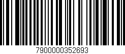 Código de barras (EAN, GTIN, SKU, ISBN): '7900000352693'