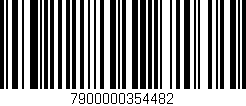 Código de barras (EAN, GTIN, SKU, ISBN): '7900000354482'