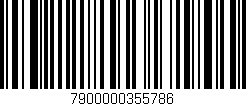 Código de barras (EAN, GTIN, SKU, ISBN): '7900000355786'