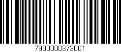 Código de barras (EAN, GTIN, SKU, ISBN): '7900000373001'