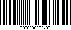 Código de barras (EAN, GTIN, SKU, ISBN): '7900000373490'