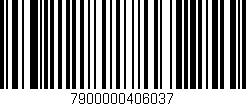 Código de barras (EAN, GTIN, SKU, ISBN): '7900000406037'