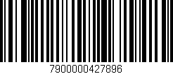 Código de barras (EAN, GTIN, SKU, ISBN): '7900000427896'
