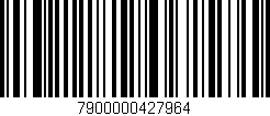 Código de barras (EAN, GTIN, SKU, ISBN): '7900000427964'