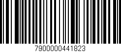 Código de barras (EAN, GTIN, SKU, ISBN): '7900000441823'