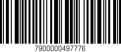 Código de barras (EAN, GTIN, SKU, ISBN): '7900000497776'