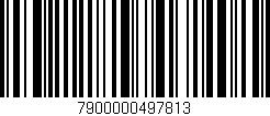 Código de barras (EAN, GTIN, SKU, ISBN): '7900000497813'