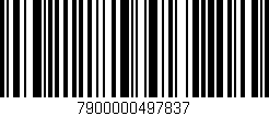 Código de barras (EAN, GTIN, SKU, ISBN): '7900000497837'