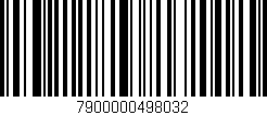 Código de barras (EAN, GTIN, SKU, ISBN): '7900000498032'