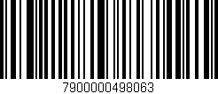 Código de barras (EAN, GTIN, SKU, ISBN): '7900000498063'