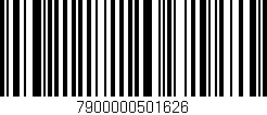 Código de barras (EAN, GTIN, SKU, ISBN): '7900000501626'