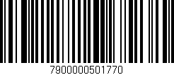 Código de barras (EAN, GTIN, SKU, ISBN): '7900000501770'